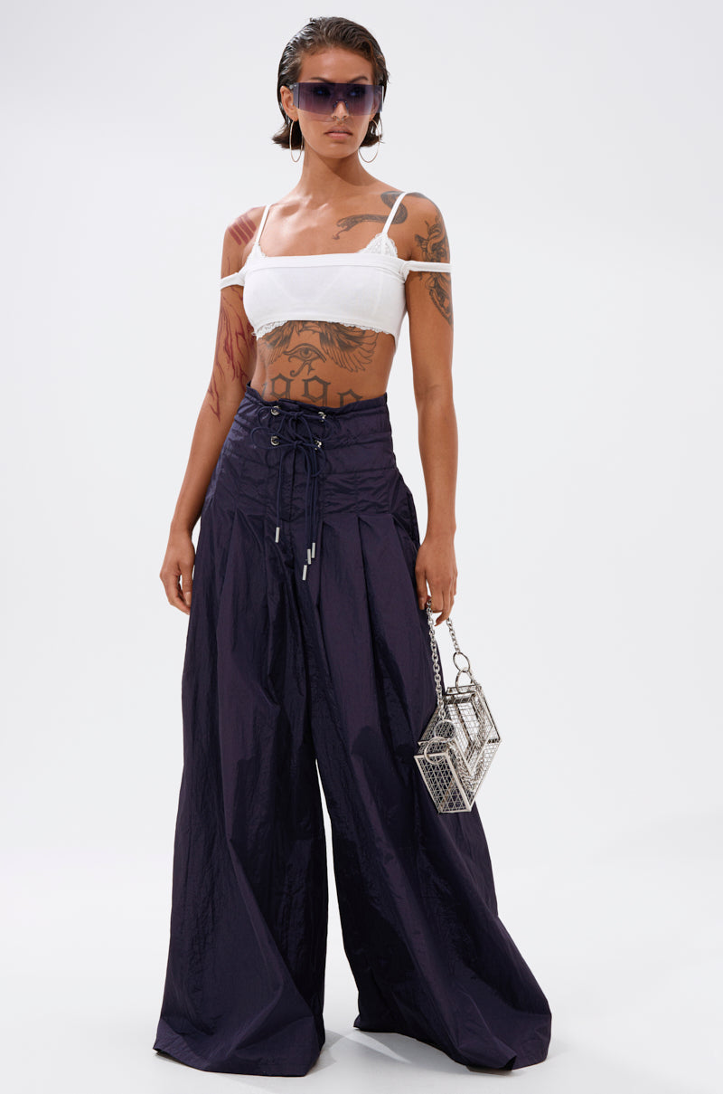 DANCE THE NIGHT AWAY PALAZZO PANT IN NAVY