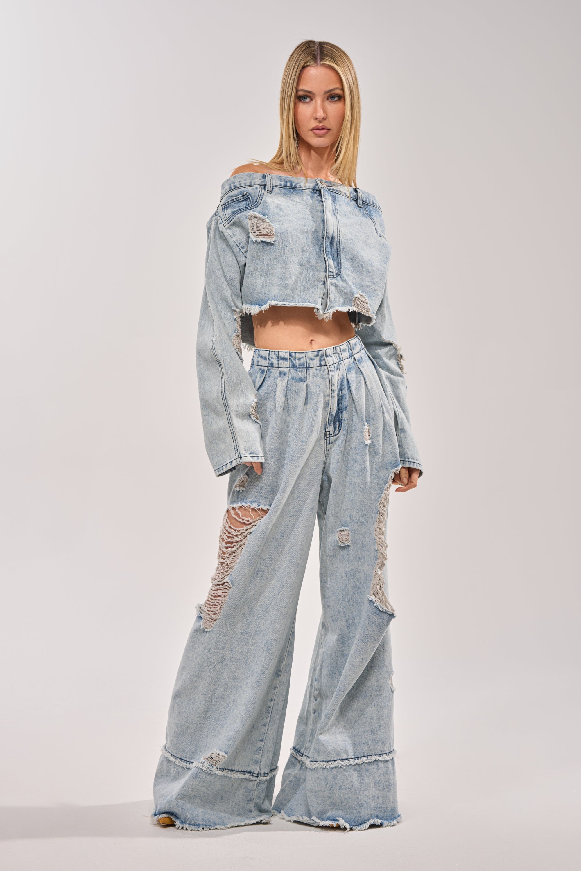 CAMILLE WIDE LEG DENIM
