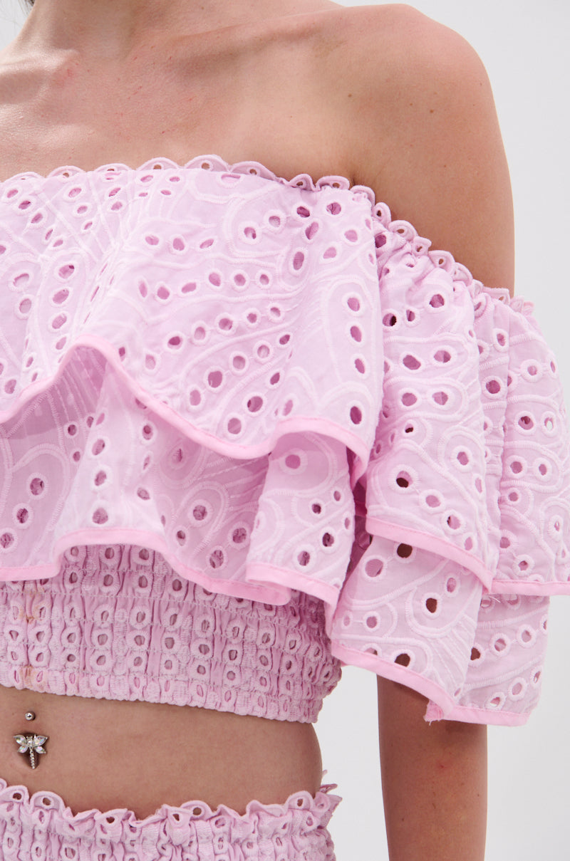 LOLLI EYELET BLOUSE