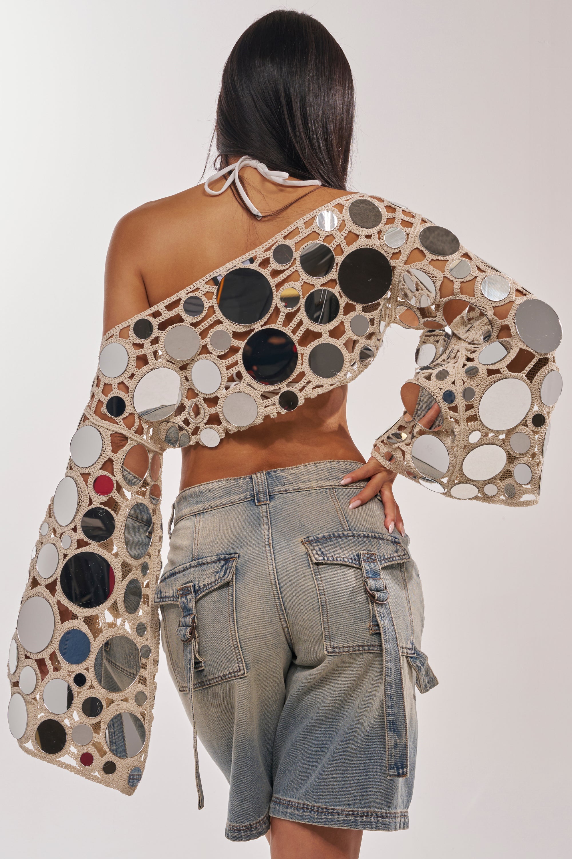 RESORT VIBES CROCHET CROP LONG SLEEVE