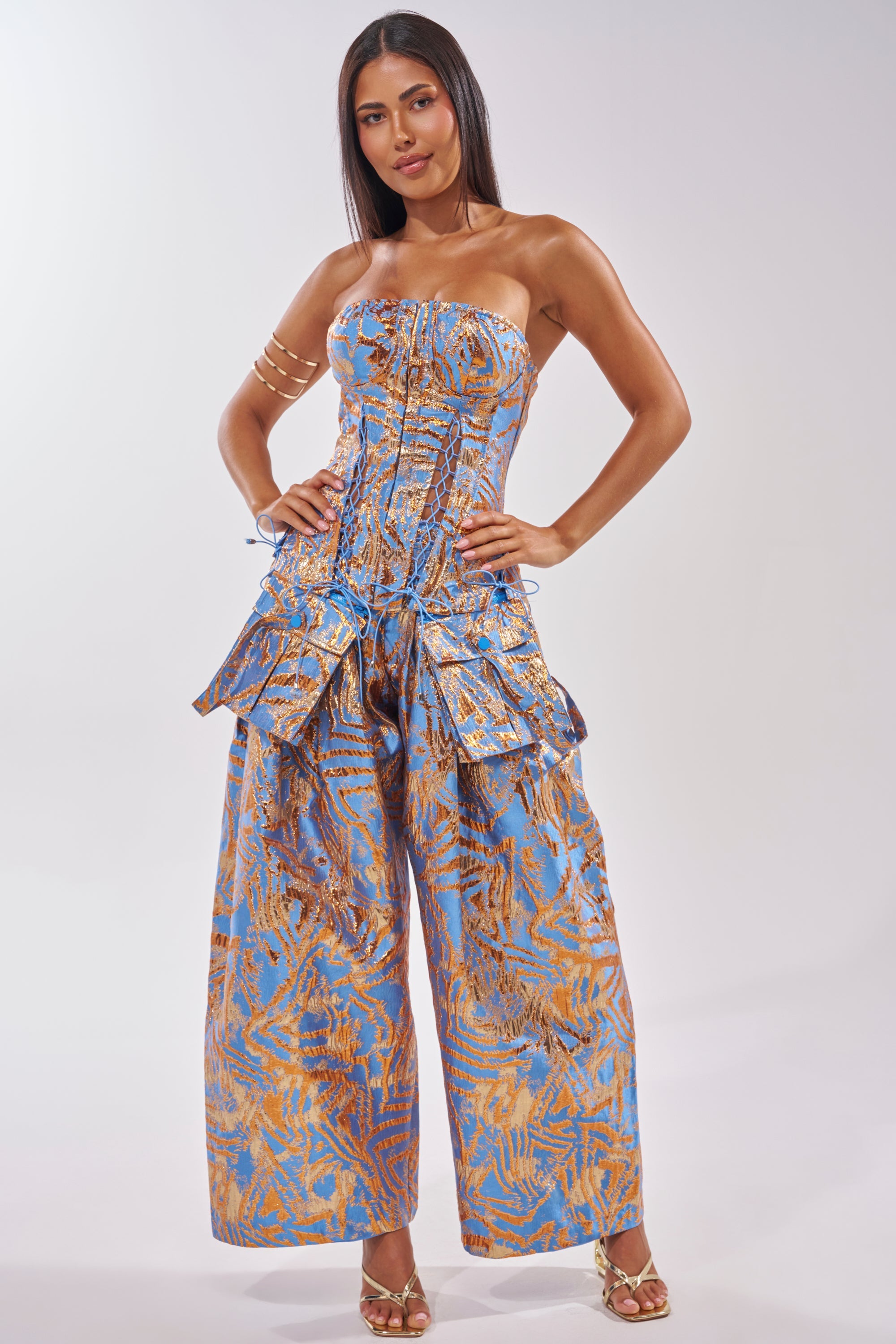 WAYS TO GO BROCADE CORSET