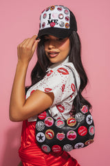 LOVE ME BUTTON PURSE