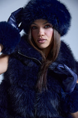 SO CHIC FAUX FUR HEADBAND