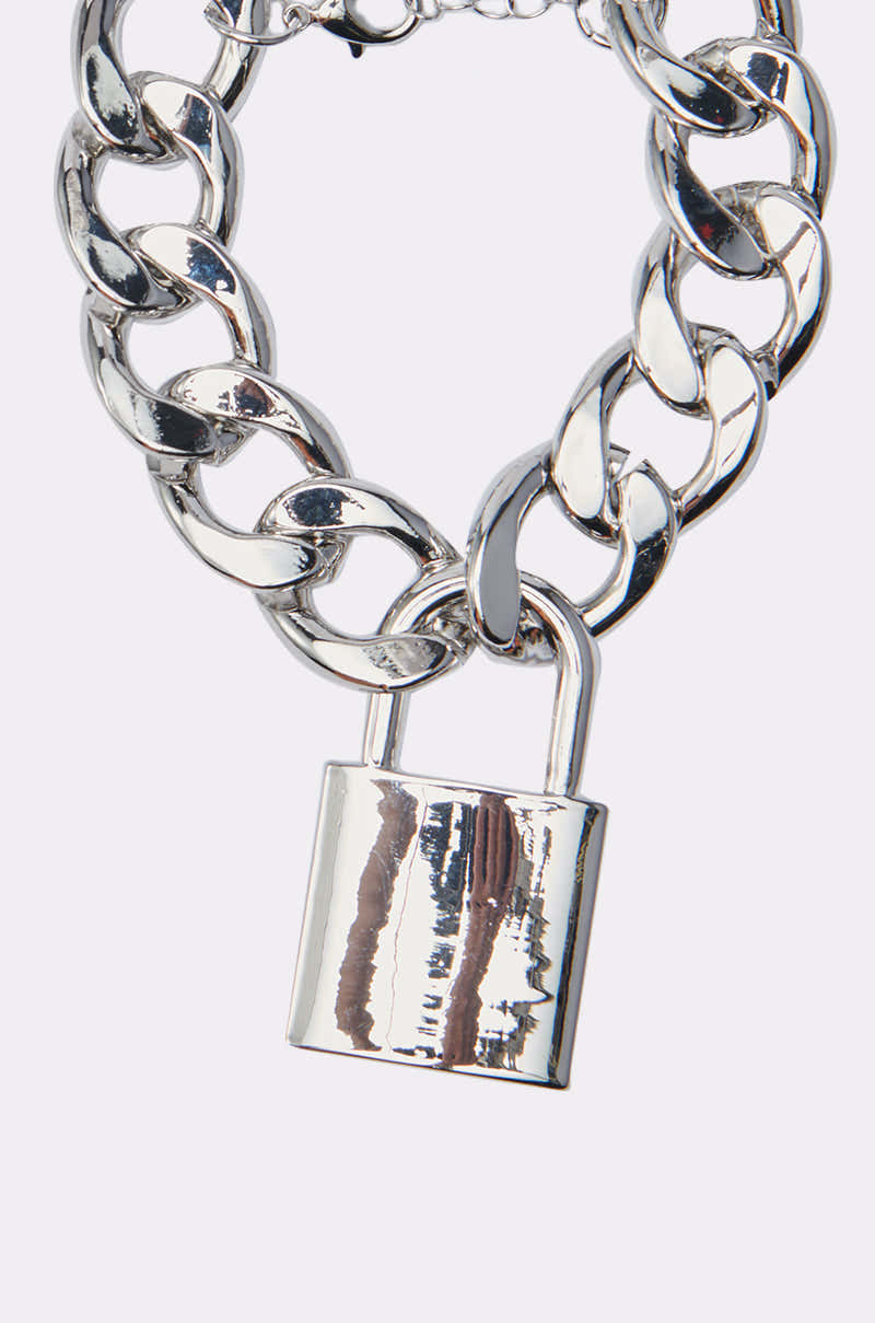 LOVE LOCKDOWN SILVER BRACELET