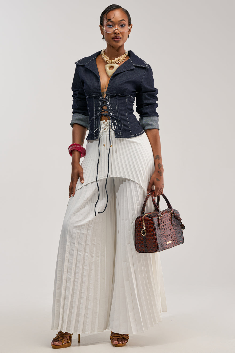 DRIFTING AWAY PLEATED TROUSER