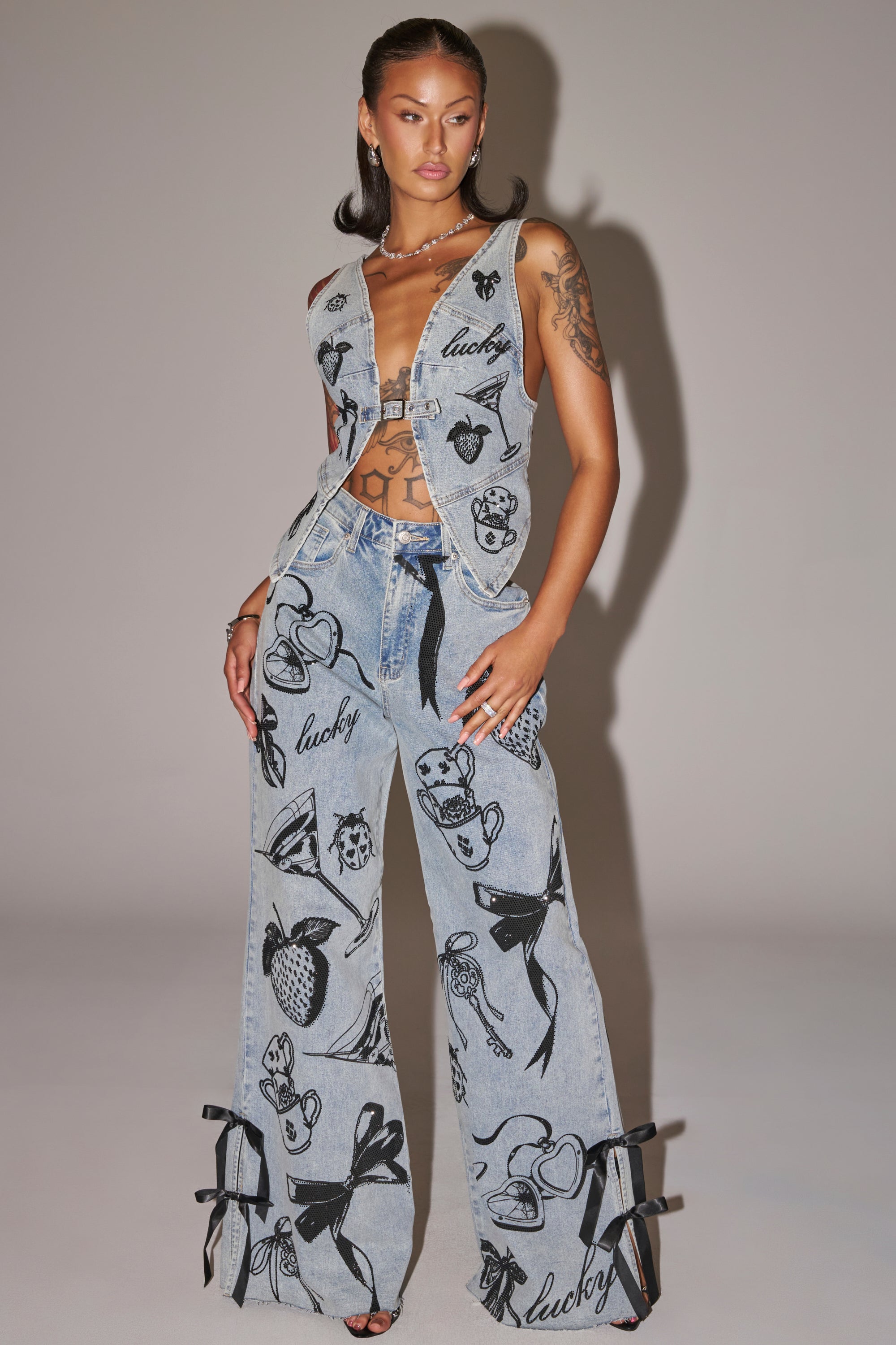 AFTER HOURS DENIM TOP