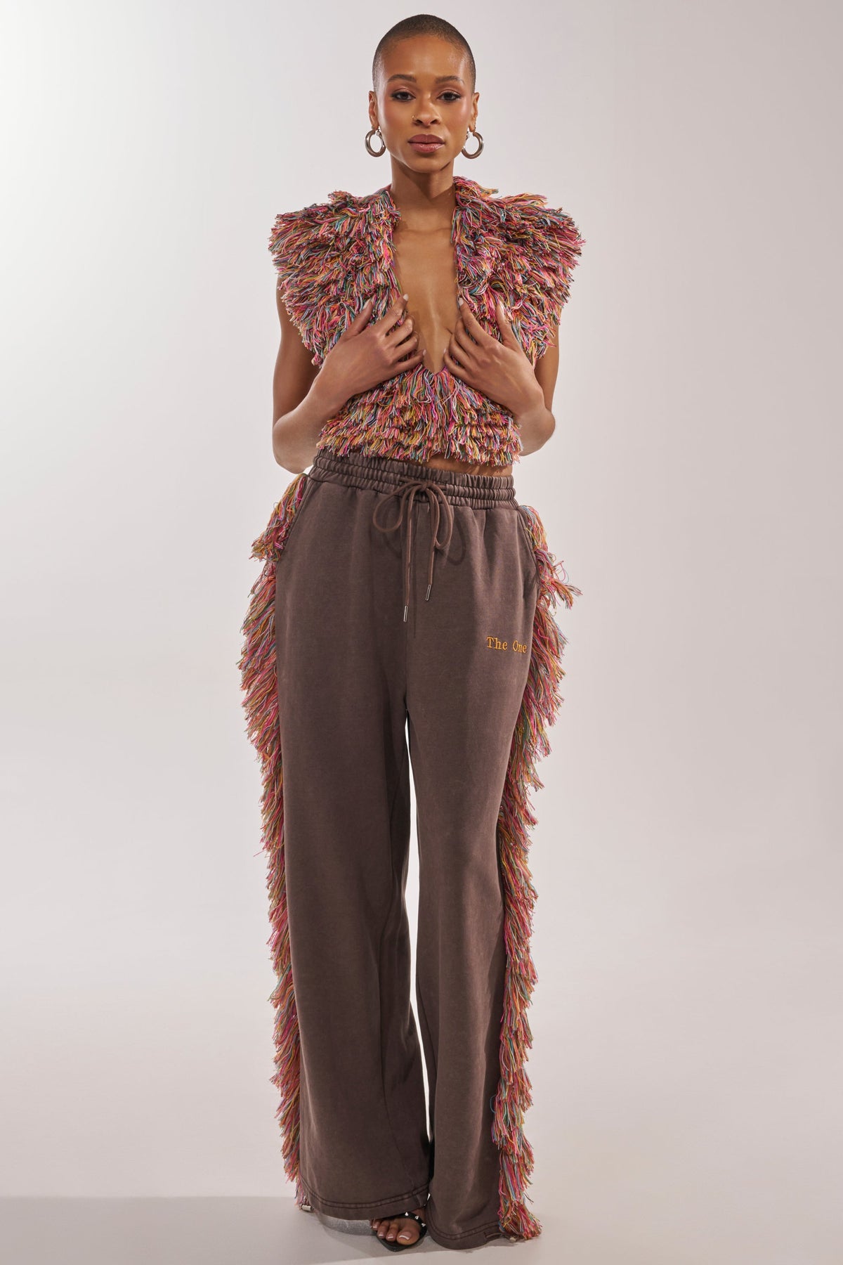 THE ONE FRINGE JOGGER