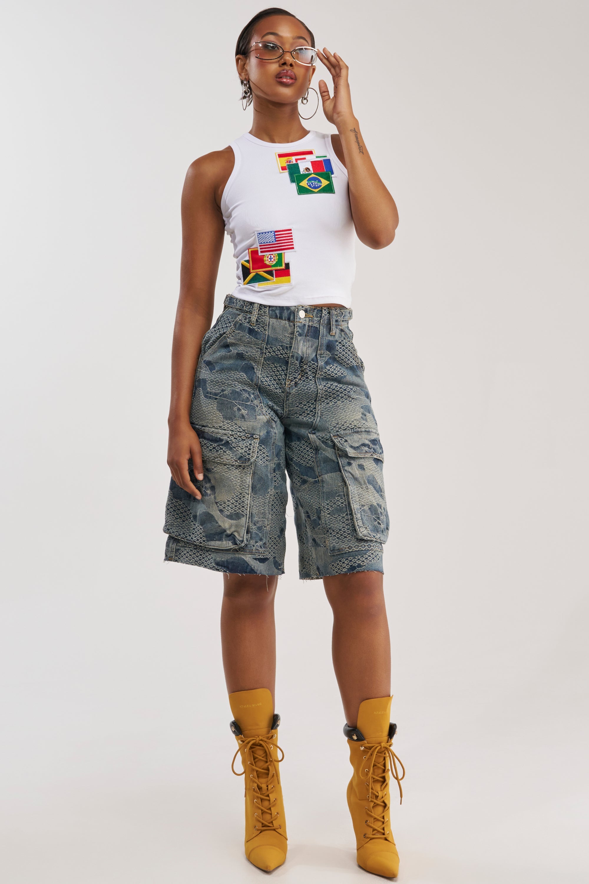 AROUND THE WORLD TANK TOP