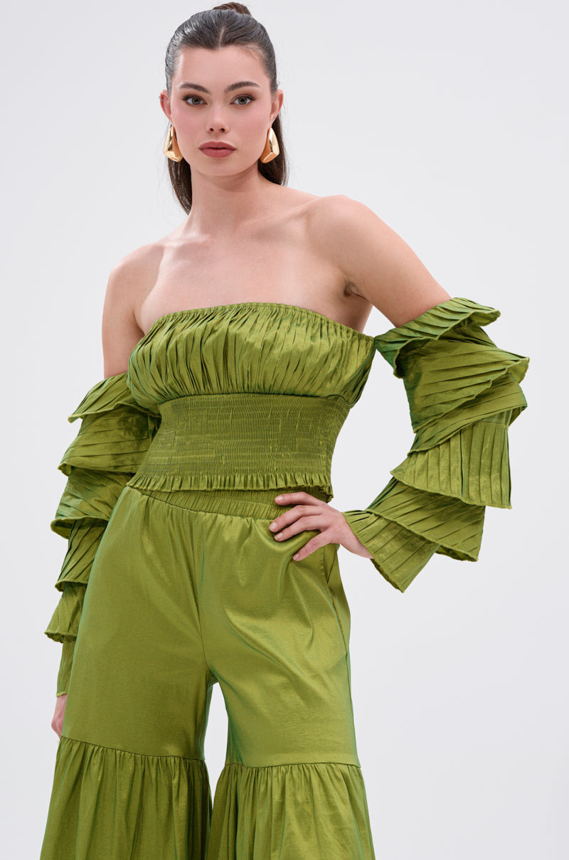 RUFFLE CITY BLOUSE