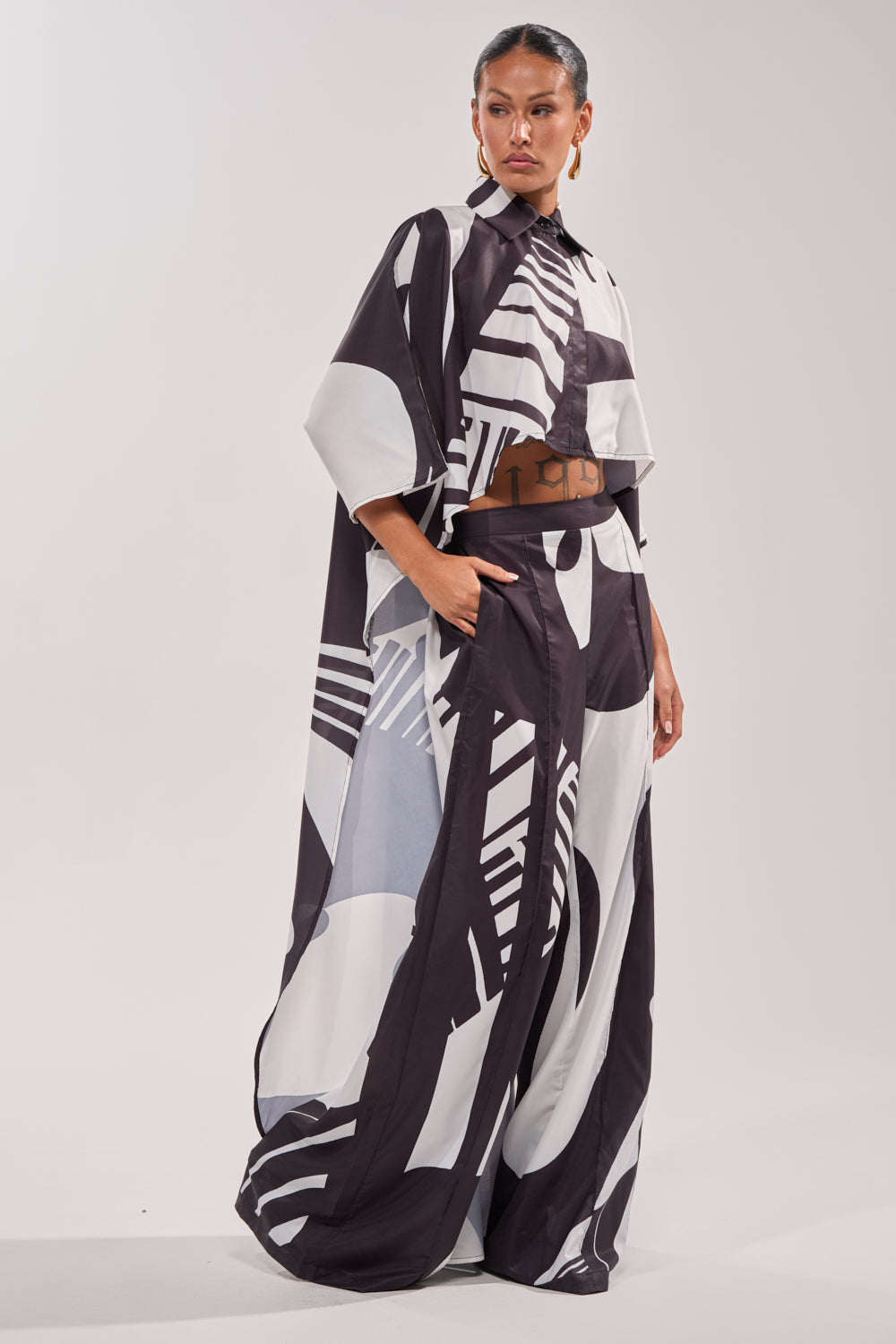 NOIR GODDESS PALAZZO PANT