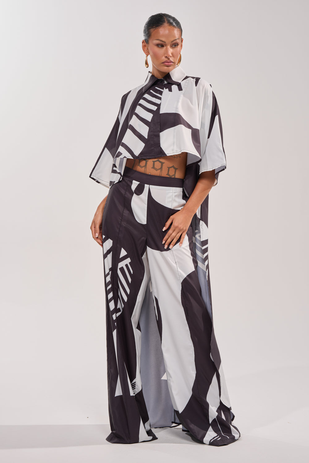 NOIR GODDESS PALAZZO PANT