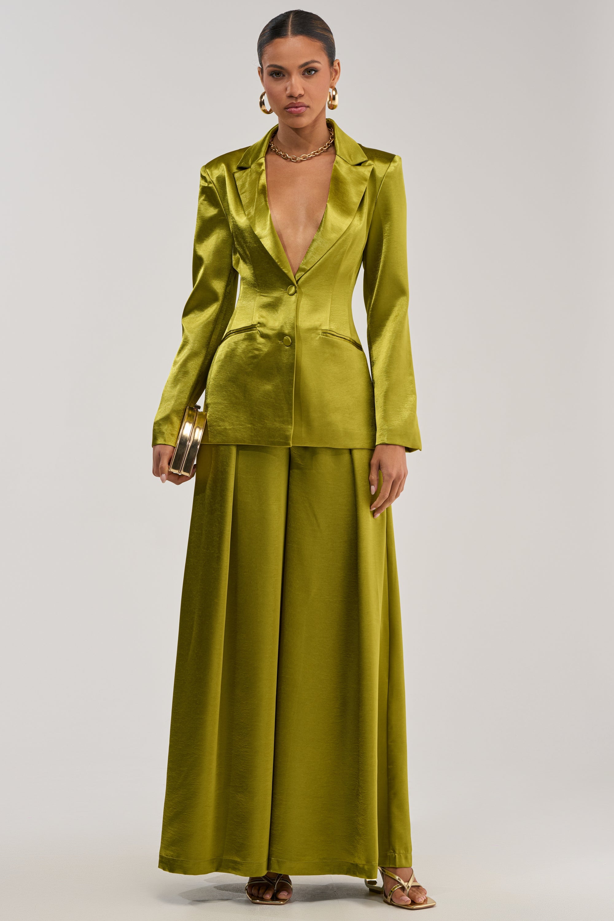 LUCKY ONE SATIN TROUSER