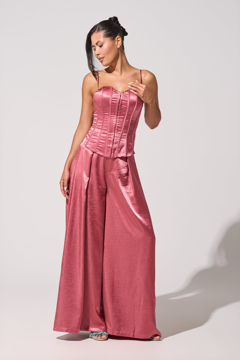 IN FULL BLOOM TROUSER IN MAUVE