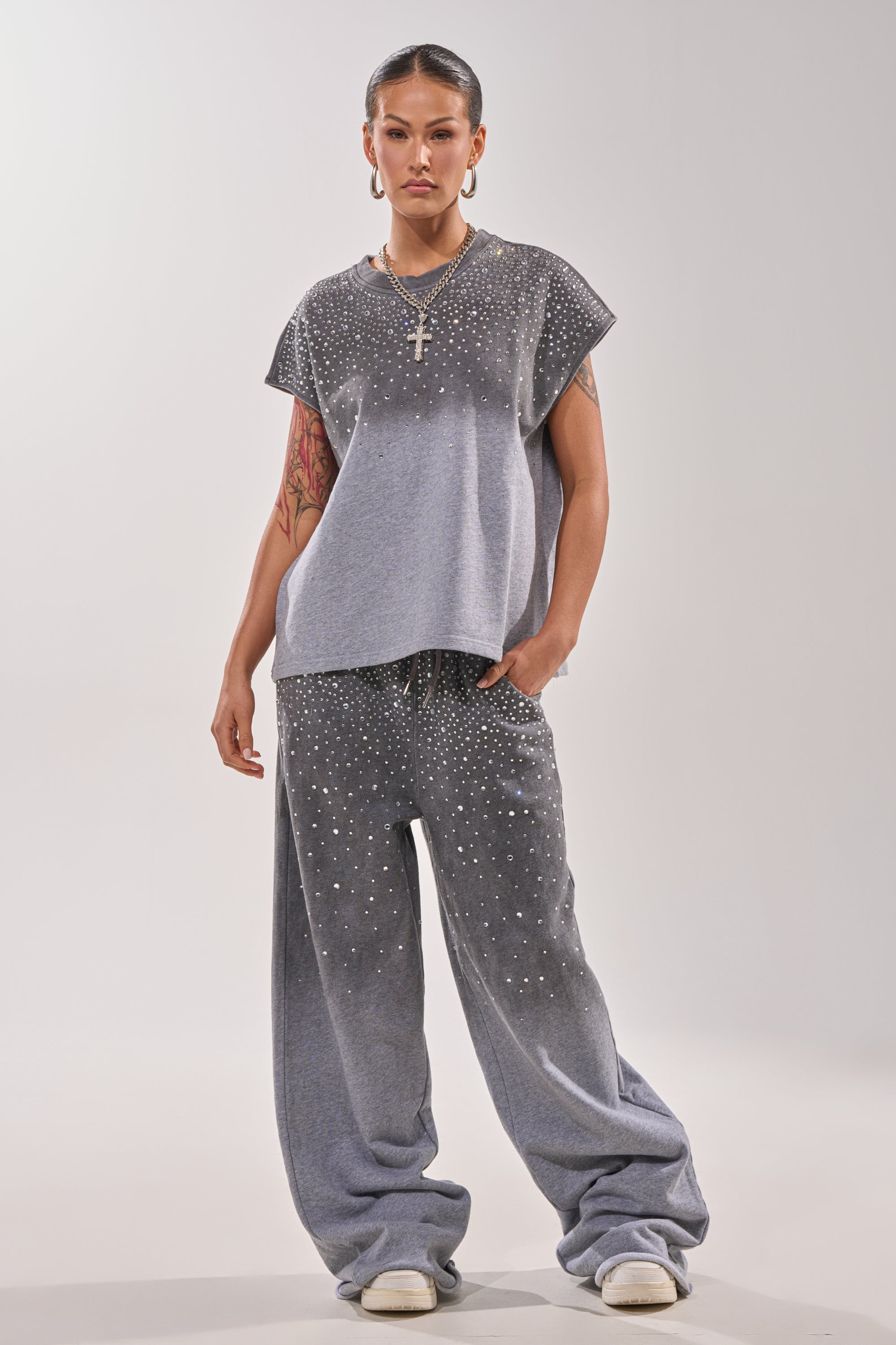 NIGHT SKY RHINESTONE TEE