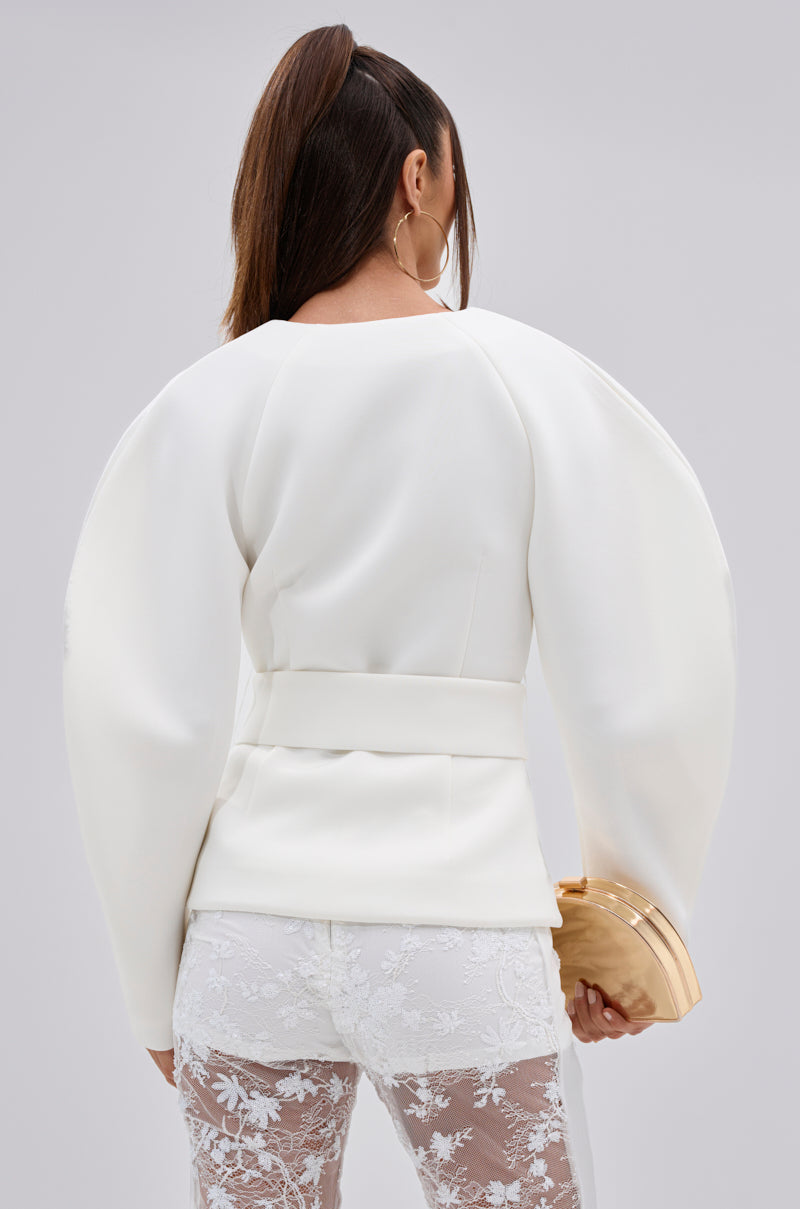 LANA SCUBA BLOUSE