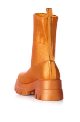 AZALEA WANG MITTY ORANGE BOOTIE