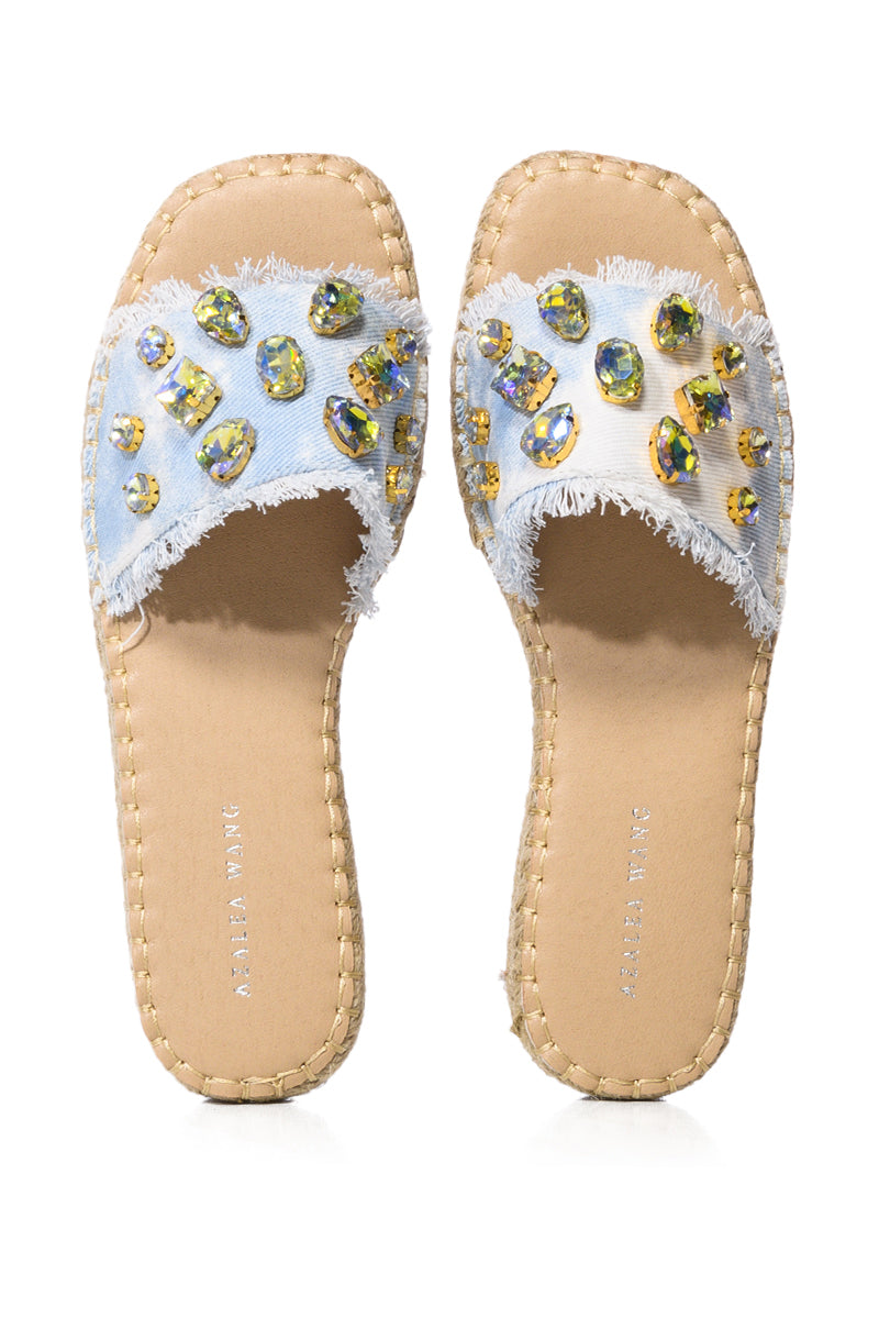 AZALEA WANG SAIRA MULTI EMBELLISHED SANDAL
