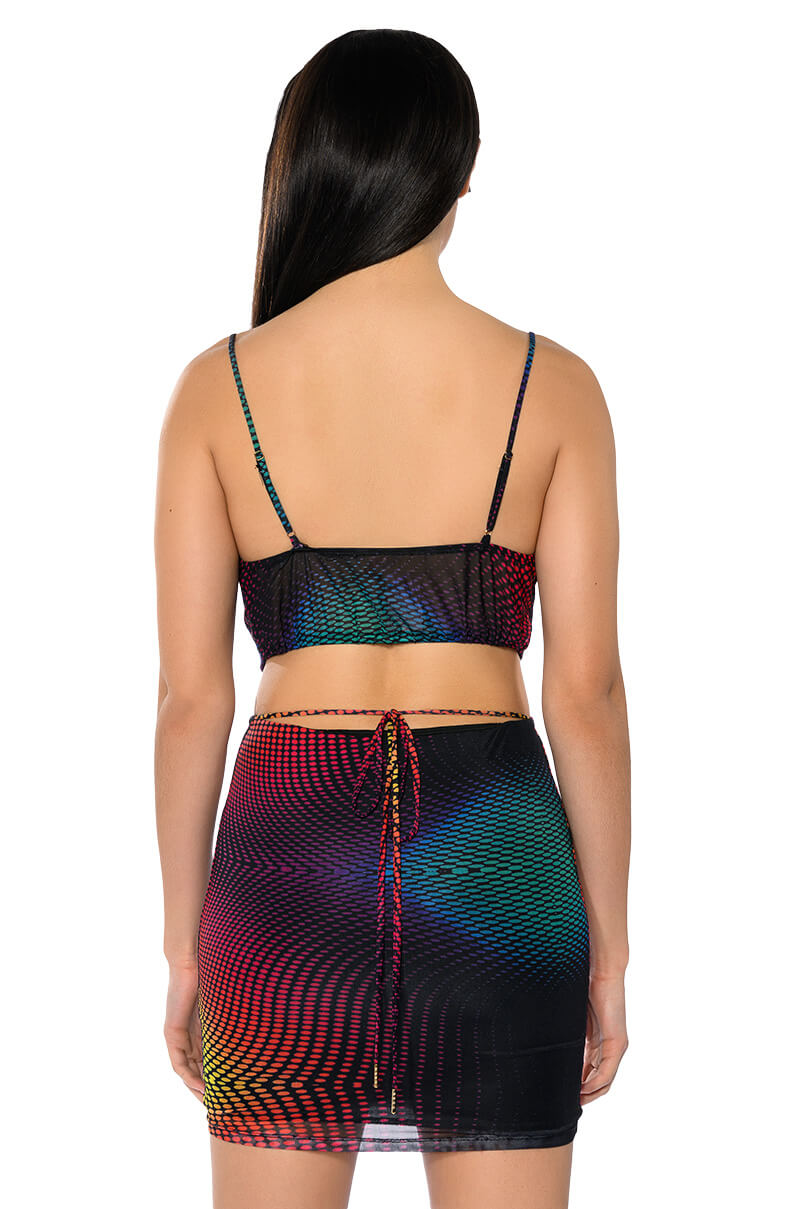 WORTH EVERYTHING PRINTED MINI DRESS